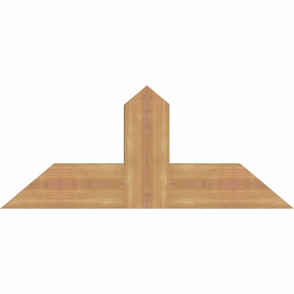 Ekena Millwork Portland Timber Gable Bracket, Western Red Cedar, 36"W x 15"H x 3 1/2"D x 5 1/2"F, 10/12 Pitch GBW036X15X0406POR00SWR - main